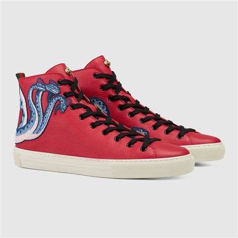 gucci red dragon|Gucci dragon shoes.